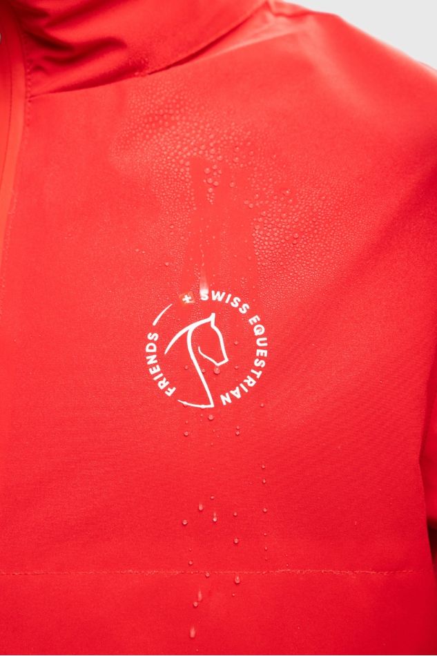 Fribirs Blusão corta-vento Unissexo SWISS EQUESTRIAN - Vermelho (Red) Fribirs Blusão corta-vento Unissexo SWISS EQUESTRIAN - Vermelho (Red)
