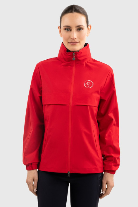 Fribirs Unisex Windbreaker Jacket SWISS EQUESTRIAN - Red