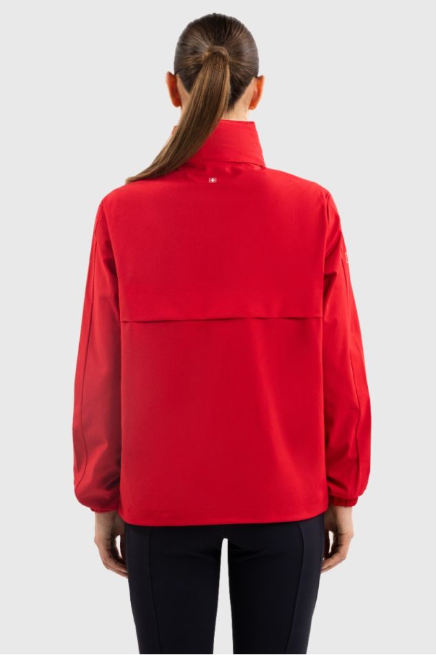 Fribirs Blusão corta-vento Unissexo SWISS EQUESTRIAN - Vermelho (Red) Fribirs Blusão corta-vento Unissexo SWISS EQUESTRIAN - Vermelho (Red)