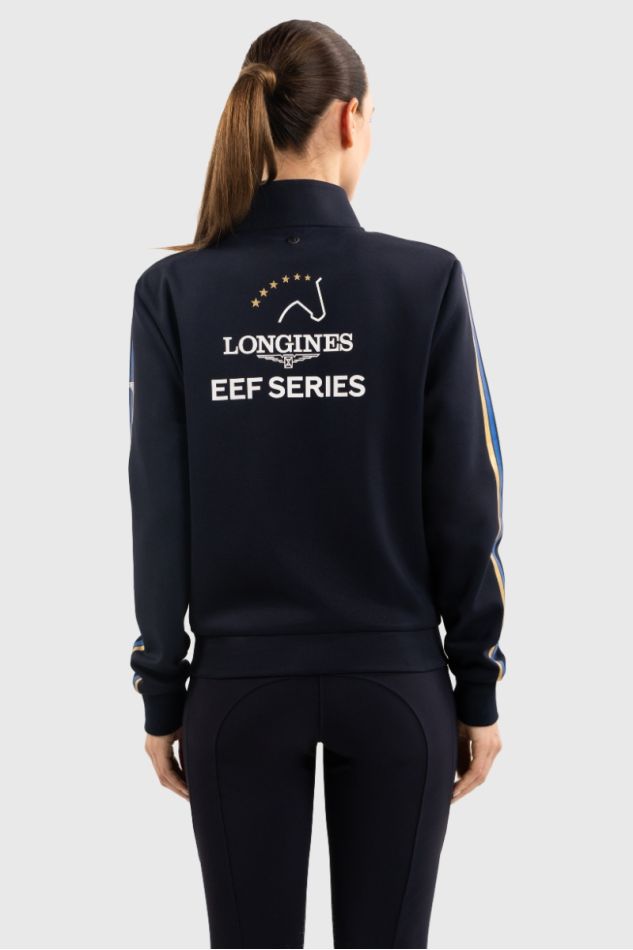 copia di Budapest Unisex Sweatshirt con zip EEFxHarcour - Marine (Navy)