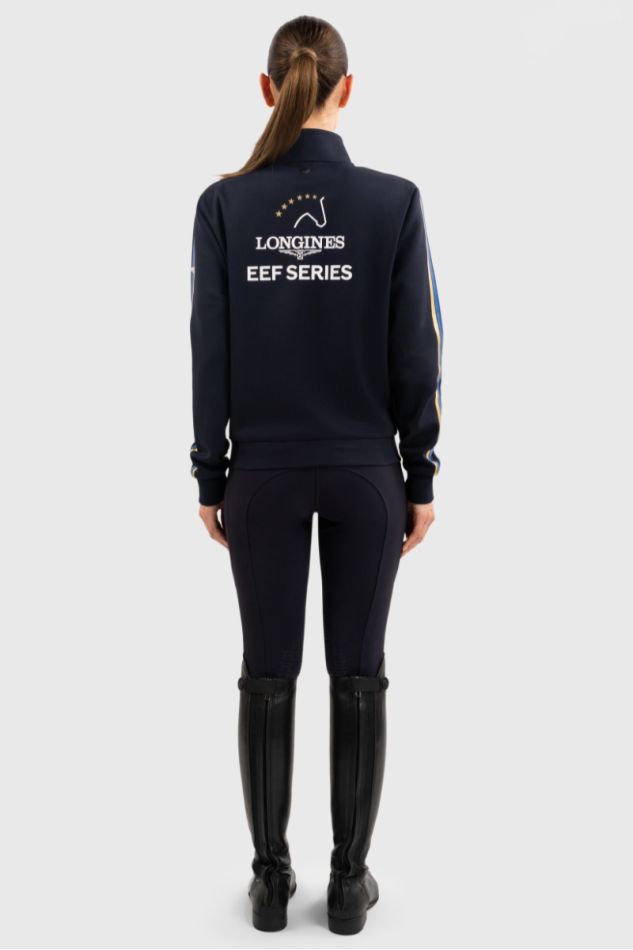 Kopie von Budapest Unisex Sweatshirt mit Rei&szlig;verschluss EEFxHarcour - Marine (Navy)