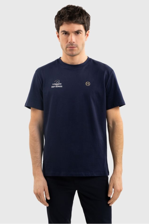 Munchen Unisex T-shirt EEFxHarcour - Azul-marinho (Navy) Munchen Unisex T-shirt EEFxHarcour - Azul-marinho (Navy)