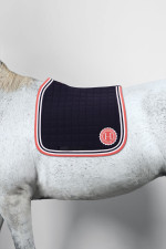 Soft Saddle Pad - Navy/Grapefruit Soft Saddle Pad - Navy/Grapefruit