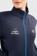 Budapest Felpa con zip EEF x Harcour - Marine Budapest Felpa con zip EEF x Harcour - Marine