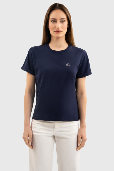 Hydra T-shirt Dames - Marine (Navy)