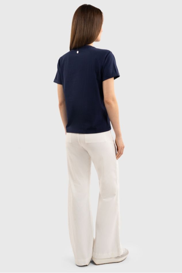 Hydra T-shirt Dames - Marine (Navy)