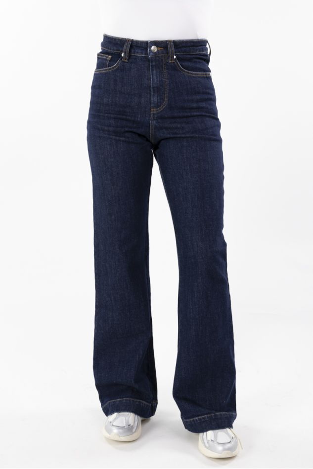 Jody Jeans Mulher - Brut escuro (Dark Denim brut)