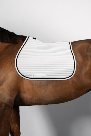 Karembar Tapis de selle personnalisable - Full White