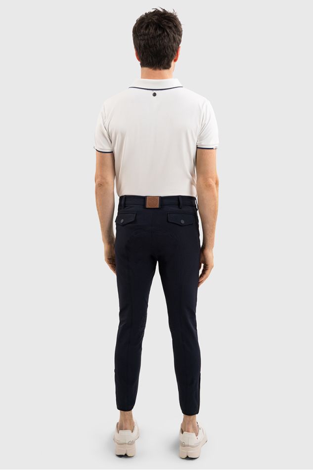Costaso Pantaloni da equitazione fix system grip - Marine