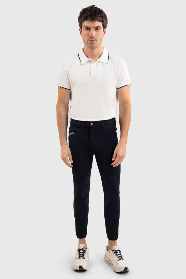 Costaso Cal&ccedil;a de equita&ccedil;&atilde;o fix system grip - Azul-marinho