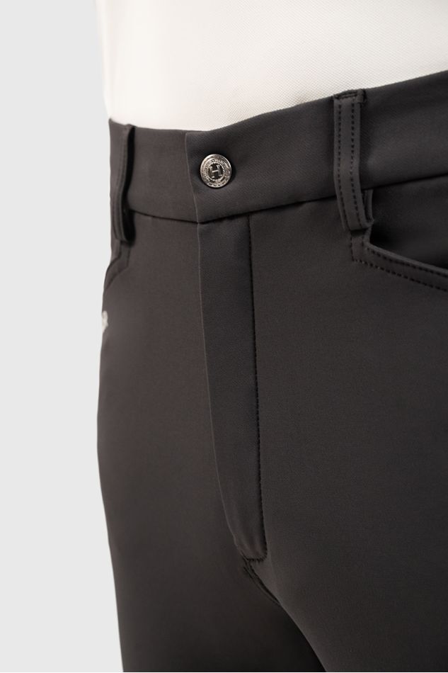 Costaso Pantaloni da equitazione fix system grip - Grigio scuro