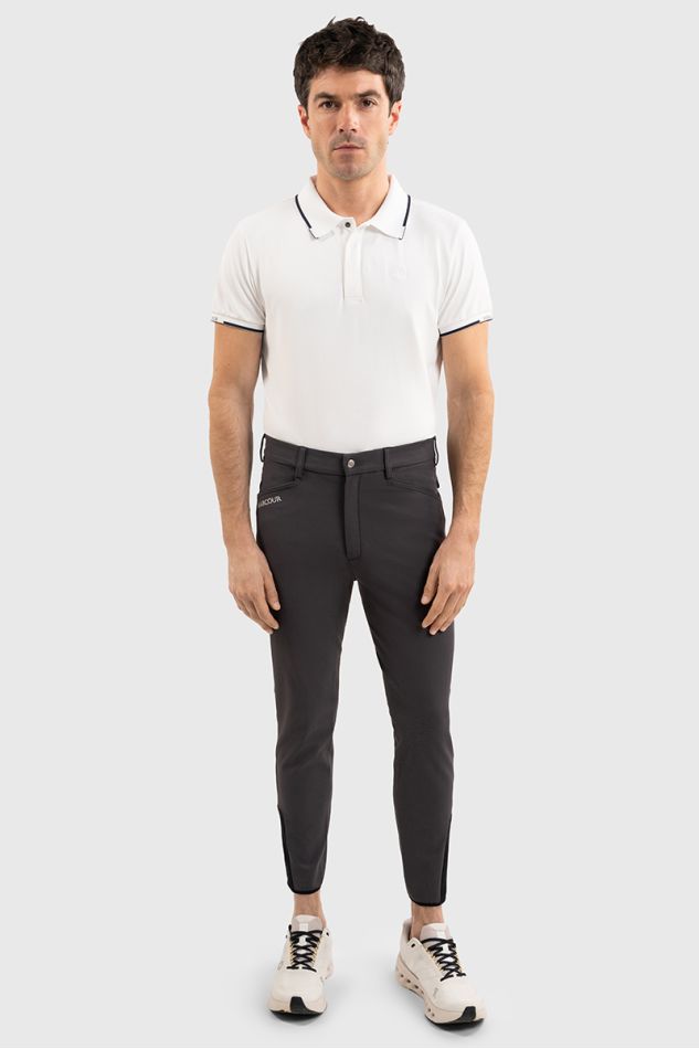Costaso Pantaloni da equitazione fix system grip - Grigio scuro