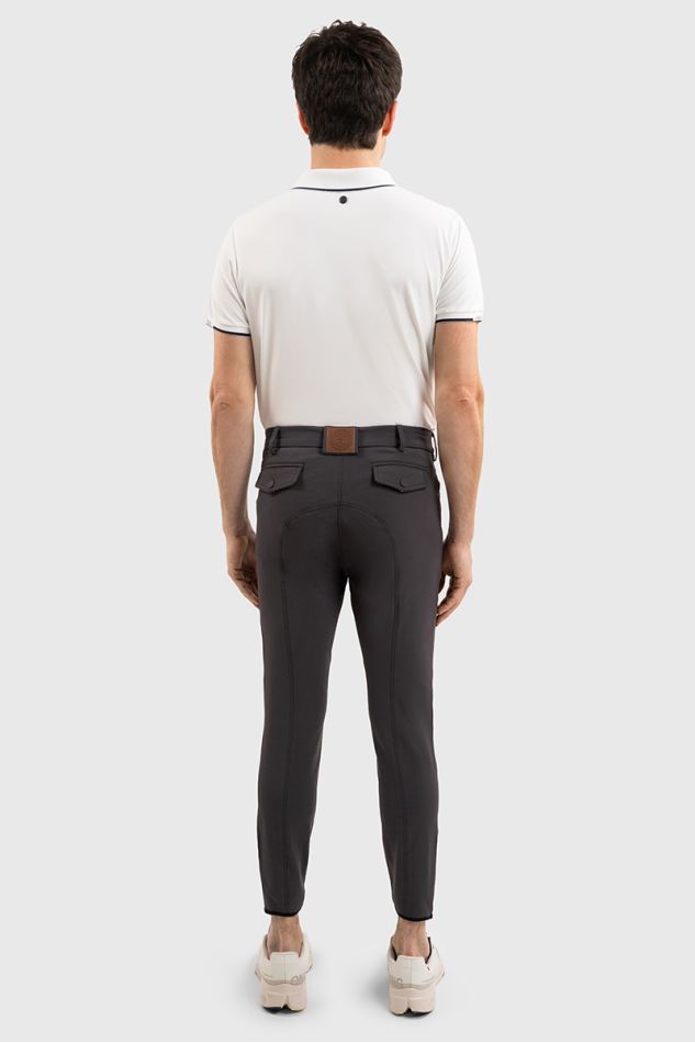 Costaso Cal&ccedil;a de equita&ccedil;&atilde;o fix system grip - Cinzento escuro