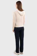 Amelie Felpa zippata in maglia - Coquillage Amelie Felpa zippata in maglia - Coquillage