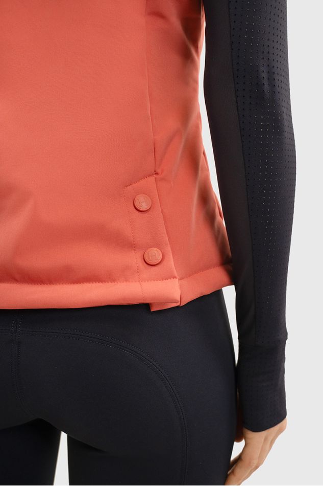 Gilet smanicato Betty - Pompelmo