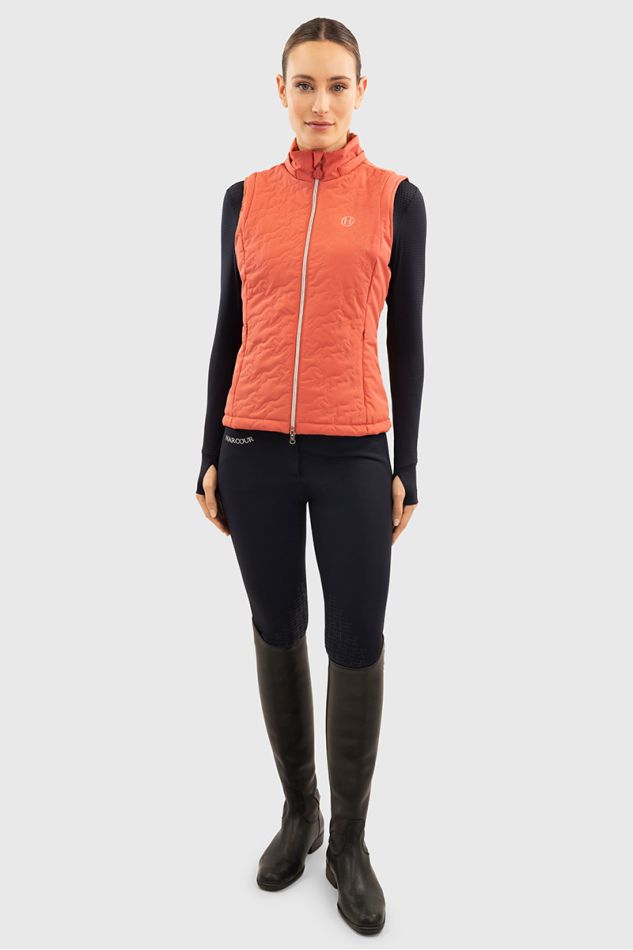 Gilet smanicato Betty - Pompelmo
