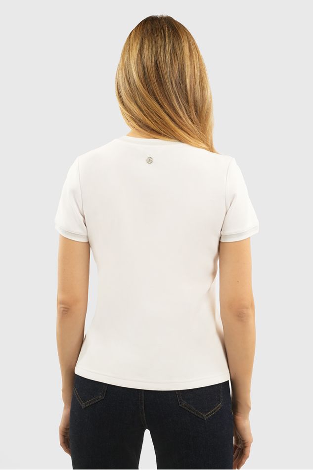 T-shirt Belsara - Bianco T-shirt Belsara - Bianco