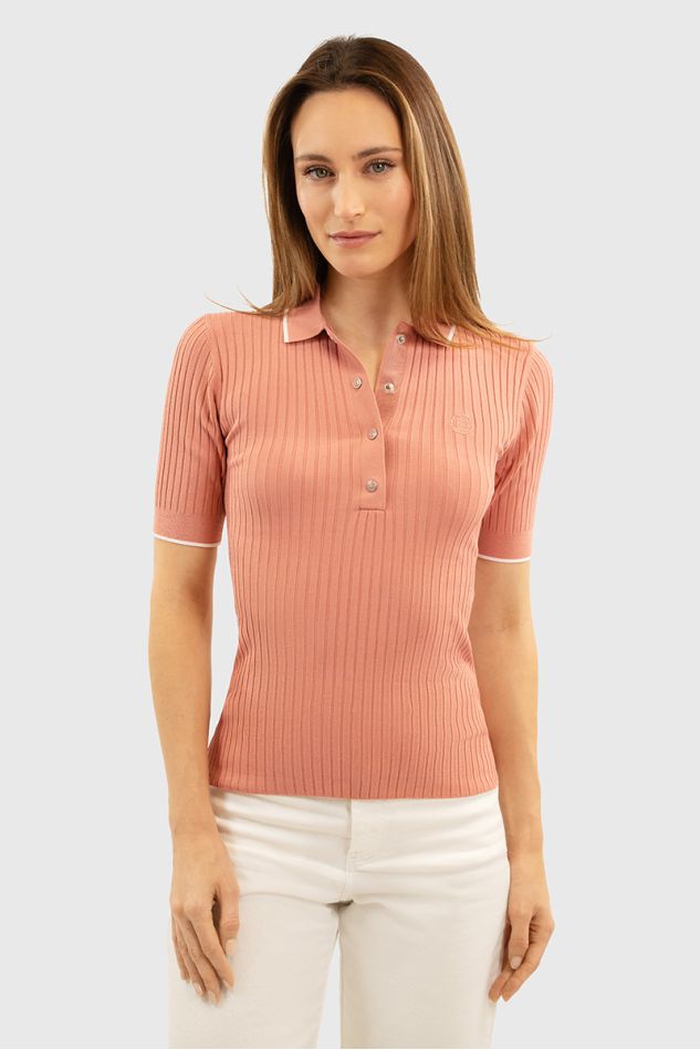 Bethanie Polo - Rose Aurore Bethanie Polo - Rose Aurore