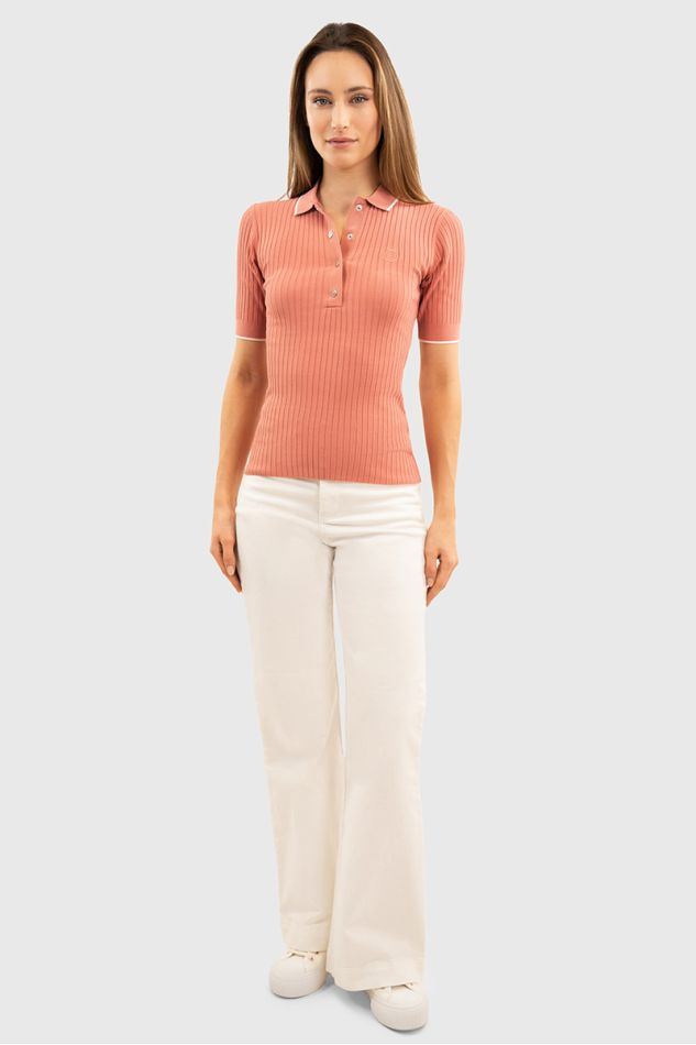 Bethanie Polo - Rose Aurore Bethanie Polo - Rose Aurore