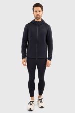 Bryss Sweatjacke mit Reißverschluss – Marineblau Bryss Sweatjacke mit Reißverschluss – Marineblau