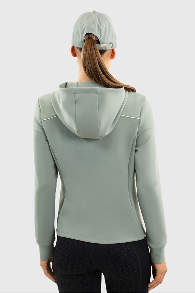 Bryssea Zipped Sweaters - Cadet Bryssea Zipped Sweaters - Cadet
