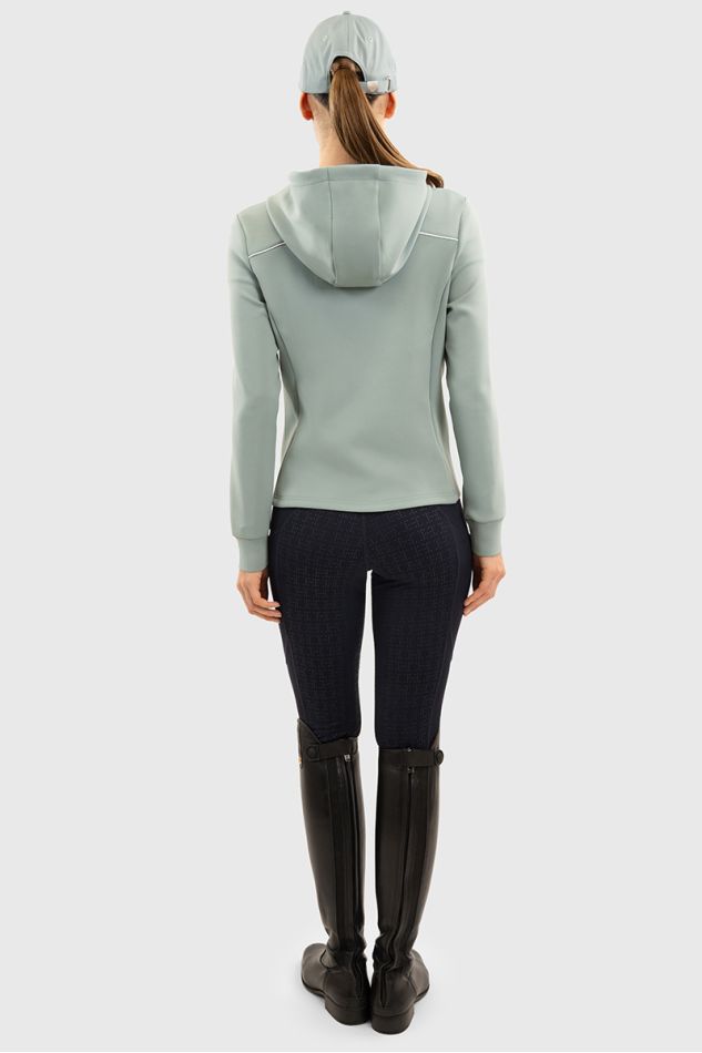 Bryssea Zipped Sweaters - Cadet Bryssea Zipped Sweaters - Cadet