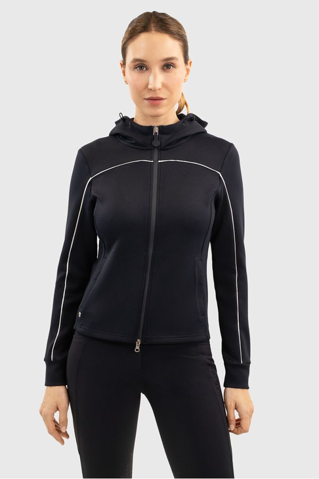 Bryssea Sudadera con cremallera - Marino