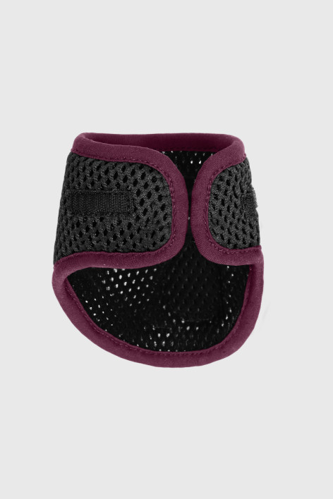 Darial Forros dos protetores de boleto com conchas em 3D mesh veludo - Preto(Black)/Burgundy