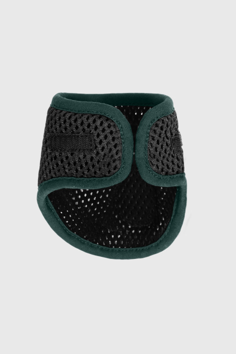 Darial Forros dos protetores de boleto com conchas em 3D mesh veludo - Preto(Black)/Jungle Green