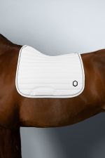 Don Juan Dressuur schokdempend zadelpad Latex - Wit (White) Don Juan Dressuur schokdempend zadelpad Latex - Wit (White)