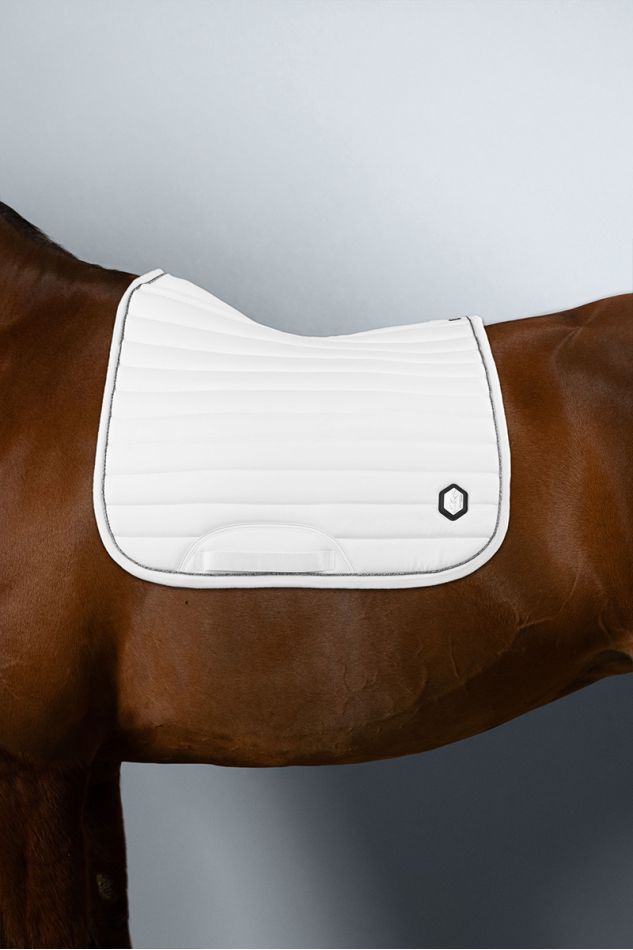 Don Juan Latex-D&auml;mpfungs-Dressursattelpad - Wei&szlig; (White)
