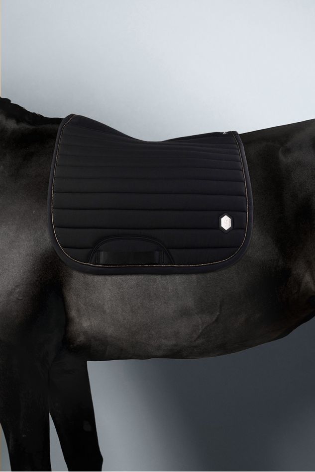 Don Juan Tapis de selle Dressage amortecedor Látex - Preto (Black) Don Juan Tapis de selle Dressage amortecedor Látex - Preto (Black)
