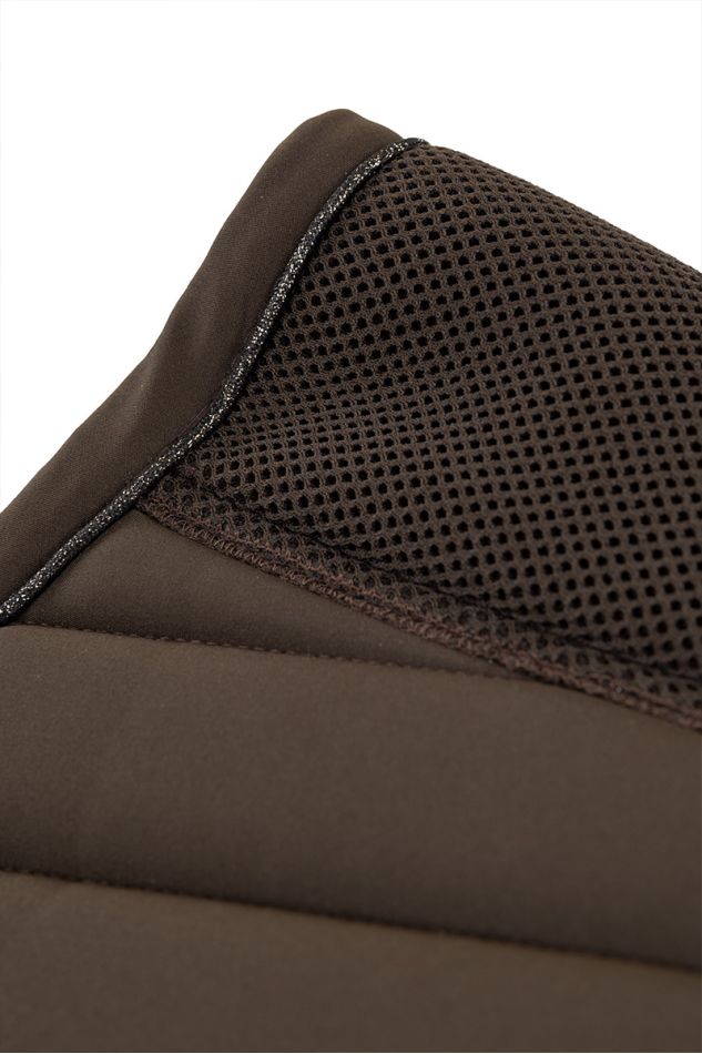 Donatello Latex shock-absorbing Saddle Pad - Brown (Brown)