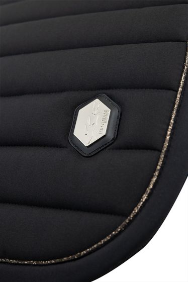 Donatello Latex Shock-Absorbing Saddle Pad - Black (Black)