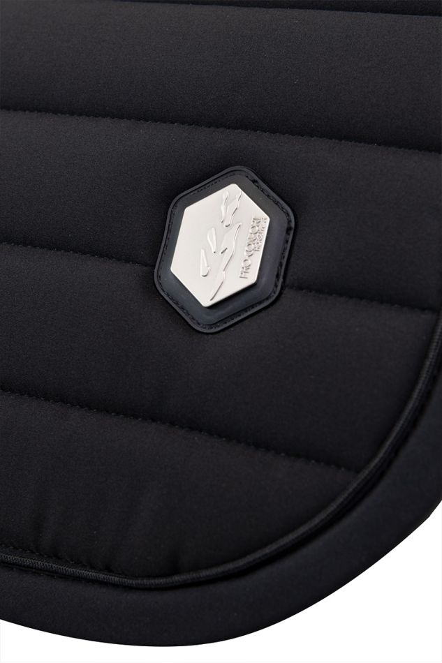 Donatello Latex Shock-Absorbing Saddle Pad - Black (Black)/Black