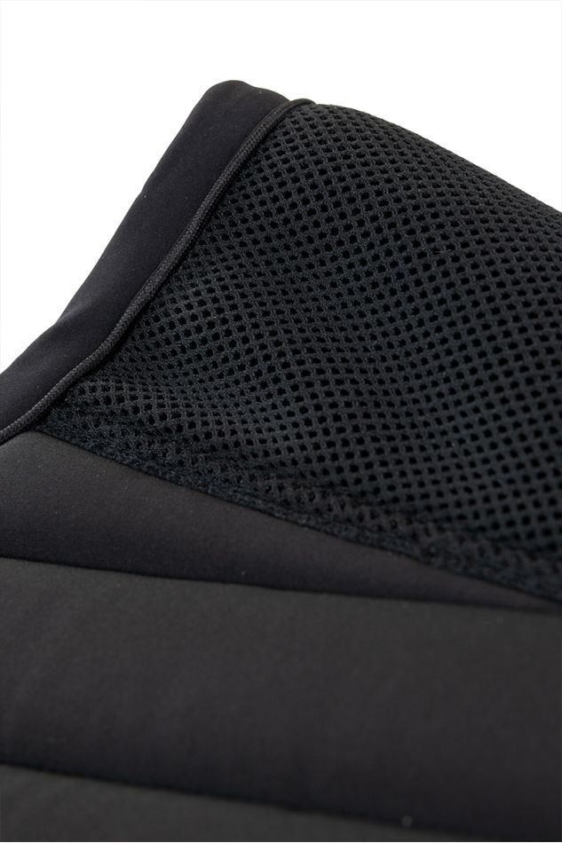 Donatello Latex-D&auml;mpfungs-Sattelpad - Schwarz (Black)/Black