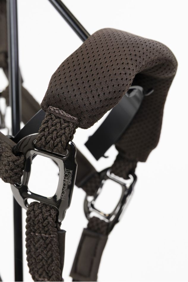Dorai Set Licol ergonomique en mesh et longe - Marron (Brown) Dorai Set Licol ergonomique en mesh et longe - Marron (Brown)