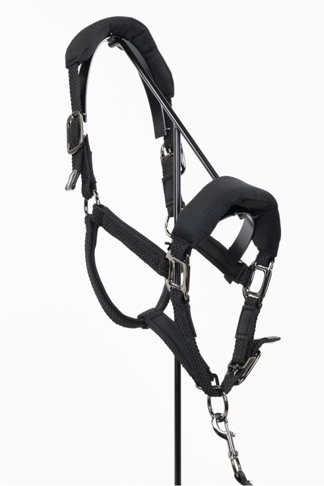 Dorai Set Cabeçada ergonómica em mesh e guia - Preto (Black) Dorai Set Cabeçada ergonómica em mesh e guia - Preto (Black)