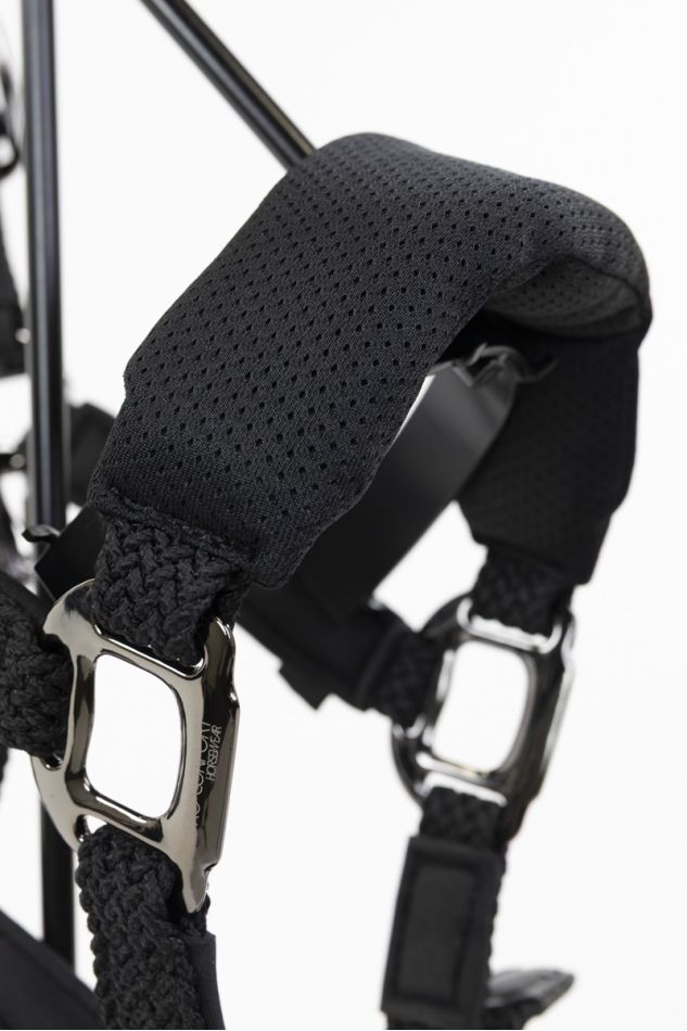 Dorai Set Licol ergonomique en mesh et longe - Noir (Black) Dorai Set Licol ergonomique en mesh et longe - Noir (Black)