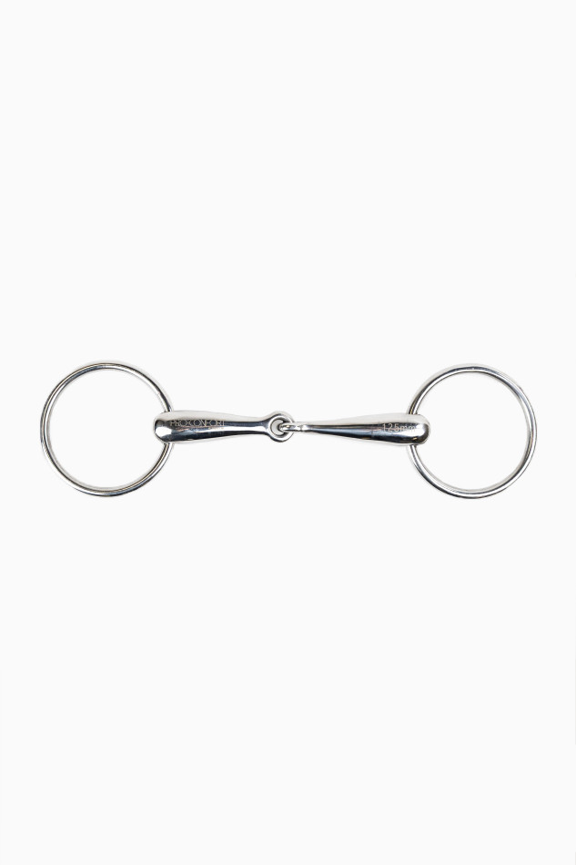 Bridão simples canhões grossos 19mm - Inox Bridão simples canhões grossos 19mm - Inox