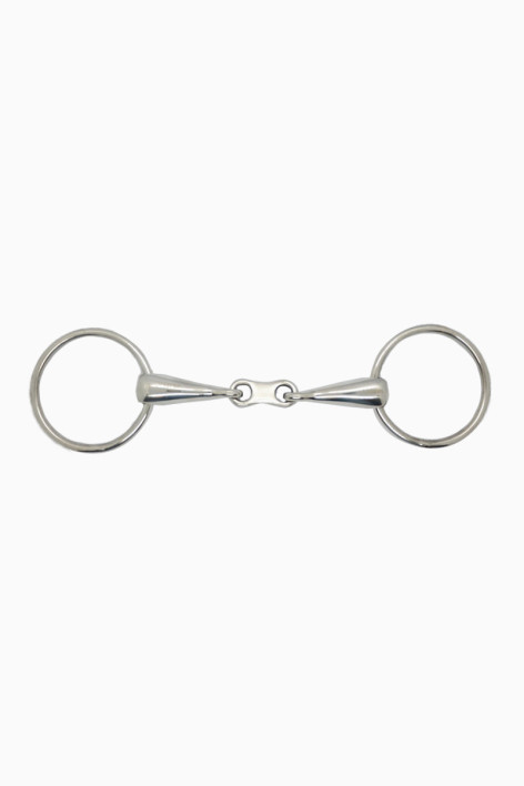 Mors simple double brisure lien plat 19mm - Inox