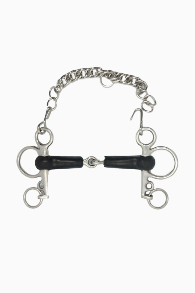 Pelham bit rubber - Inox Pelham bit rubber - Inox