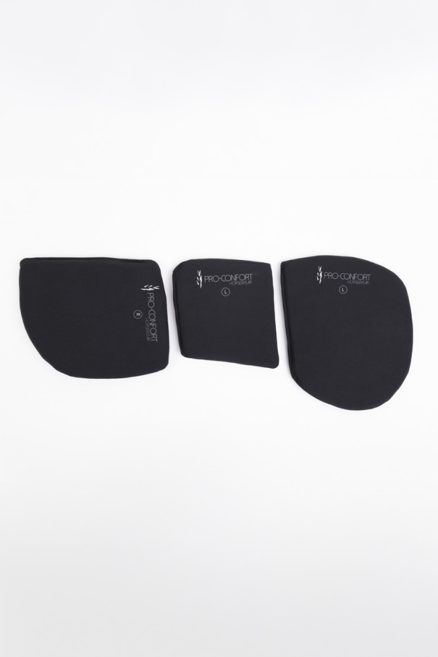 Itot Amortecedor com calços 3D mesh veludo - Preto (Black) Itot Amortecedor com calços 3D mesh veludo - Preto (Black)