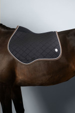 Dynamix Tapis de selle Mesh velours 3D - Noir(Black)/Brown Dynamix Tapis de selle Mesh velours 3D - Noir(Black)/Brown