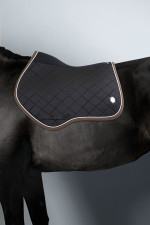 Dynamix Tapis de selle Mesh velours 3D - Noir(Black)/Brown Dynamix Tapis de selle Mesh velours 3D - Noir(Black)/Brown