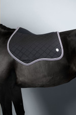 Dynamix 3D Mesh Velvet Saddle Pad - Black/Dark Grey Dynamix 3D Mesh Velvet Saddle Pad - Black/Dark Grey