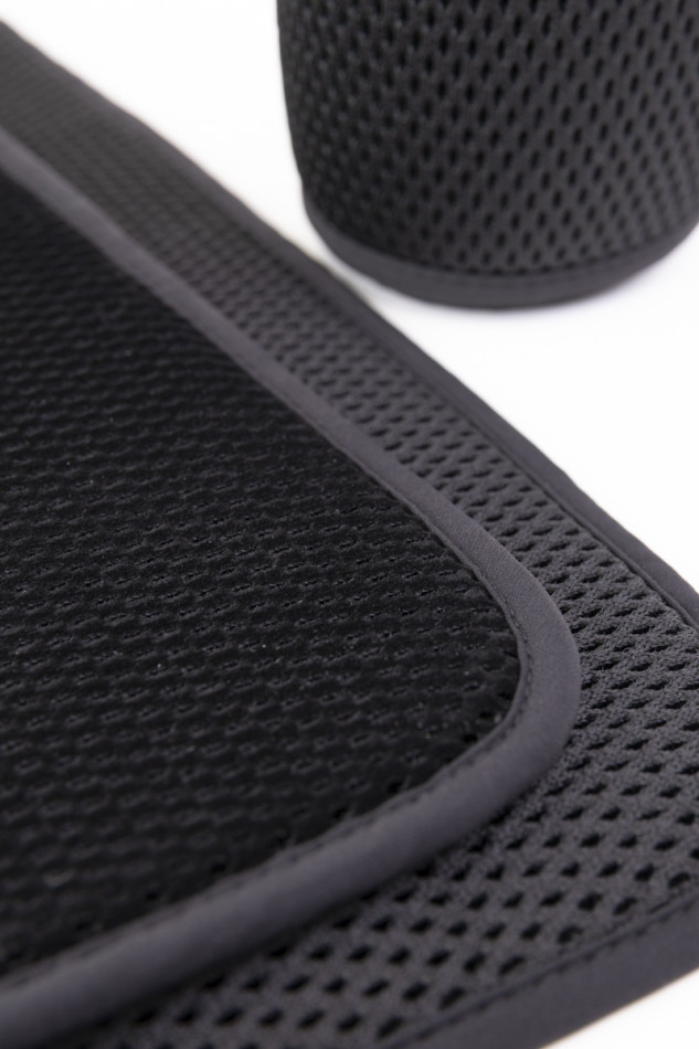 Pilmi Set de 4 sous bandages 3D mesh velours - Noir (Black)