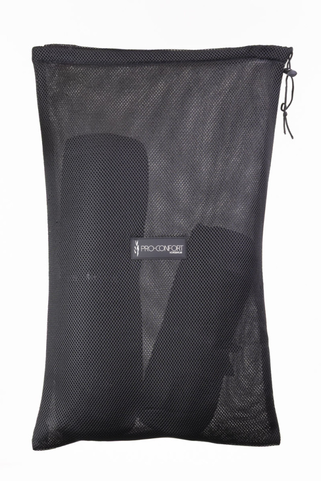 Pilmi Set di 4 sottobende 3D mesh velluto - Nero (Black)