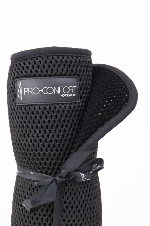 Pilmi Set de 4 sub-vendas 3D mesh terciopelo - Negro (Black)
