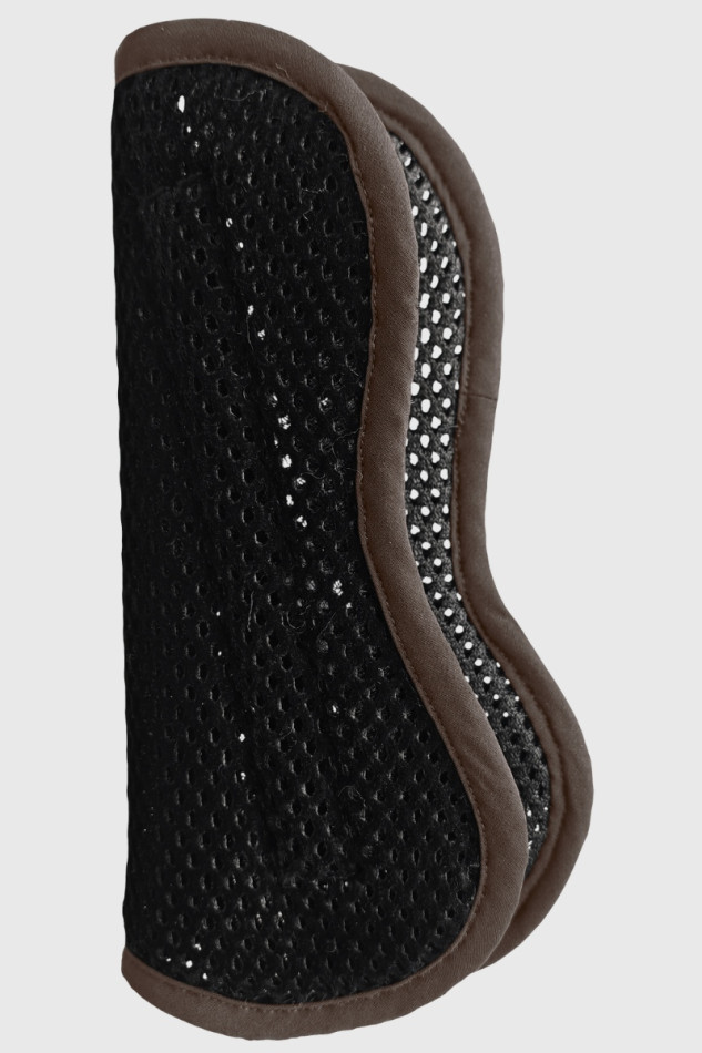 Kalou 3D Mesh Velvet Liners for Capped Boots - Black/Brown